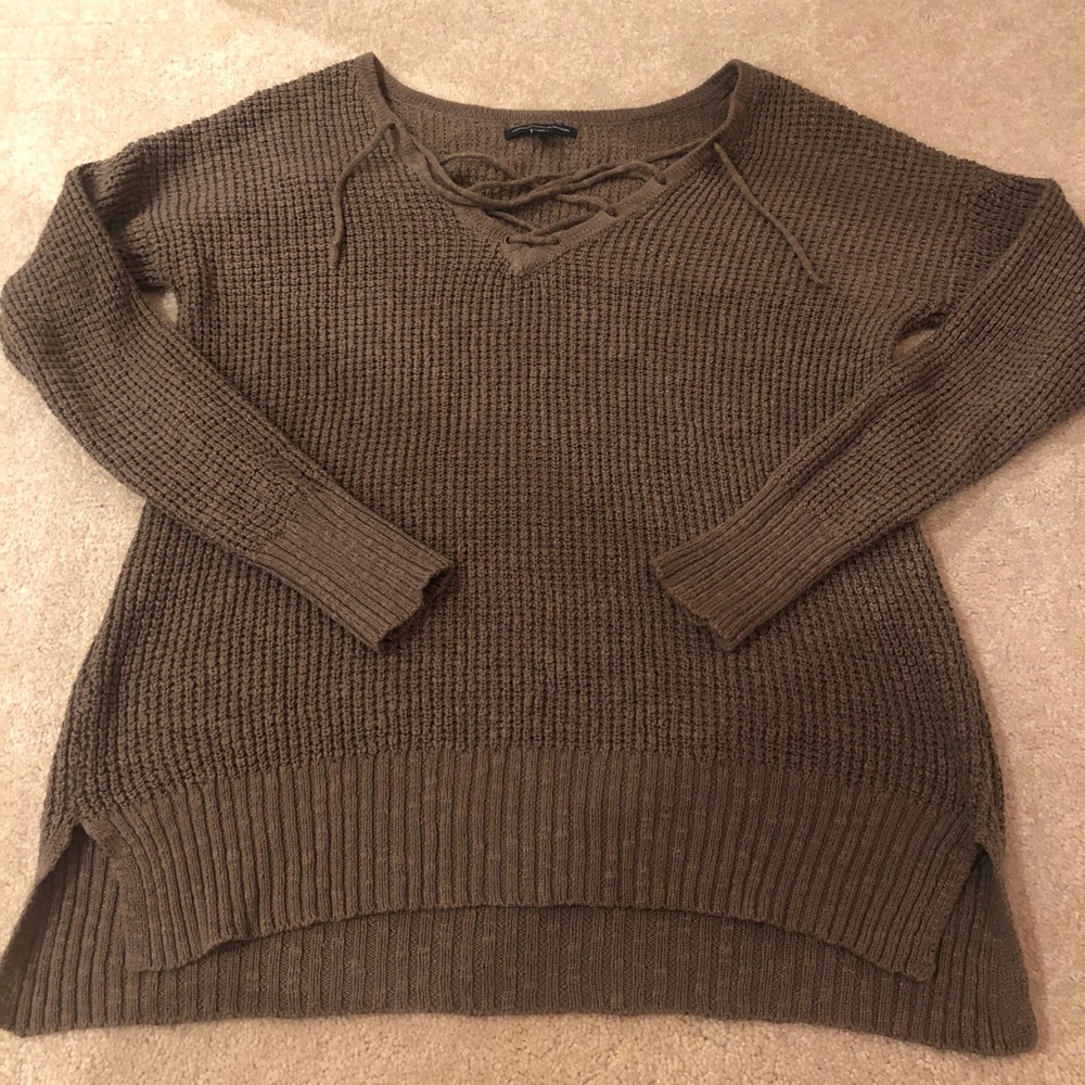 Brown oversized sweater